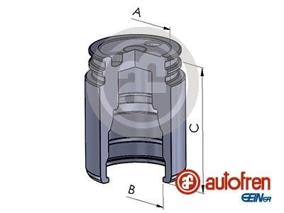 D025624 Autofren Поршень супорта гальмівного, заднього